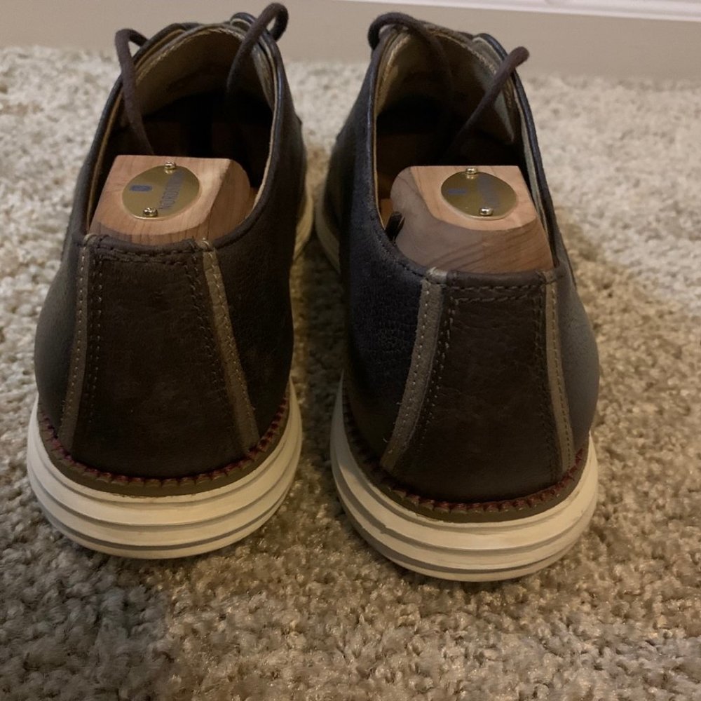 Cole Haan Zero Grand Brown Leather Oxford Size 10.5 - Picture 4 of 6